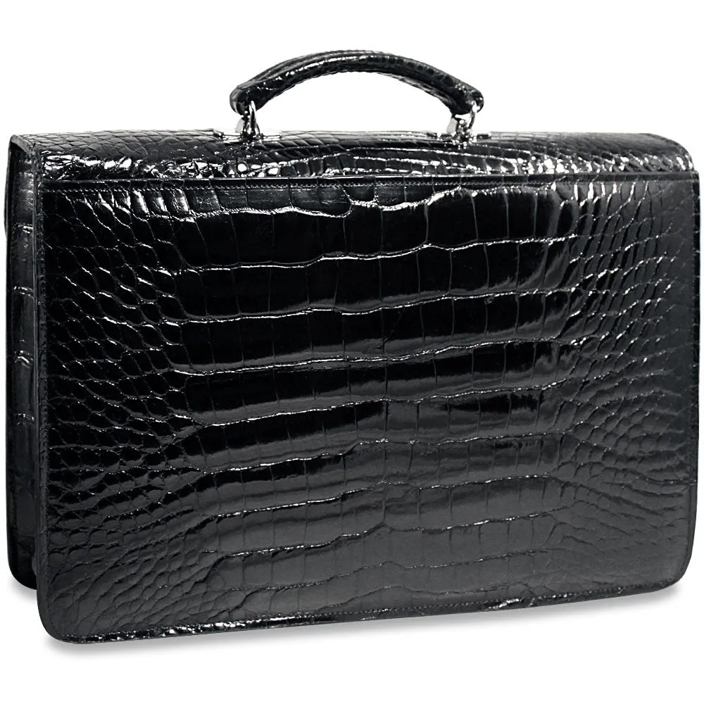 American Alligator Slim Briefcase #AL401