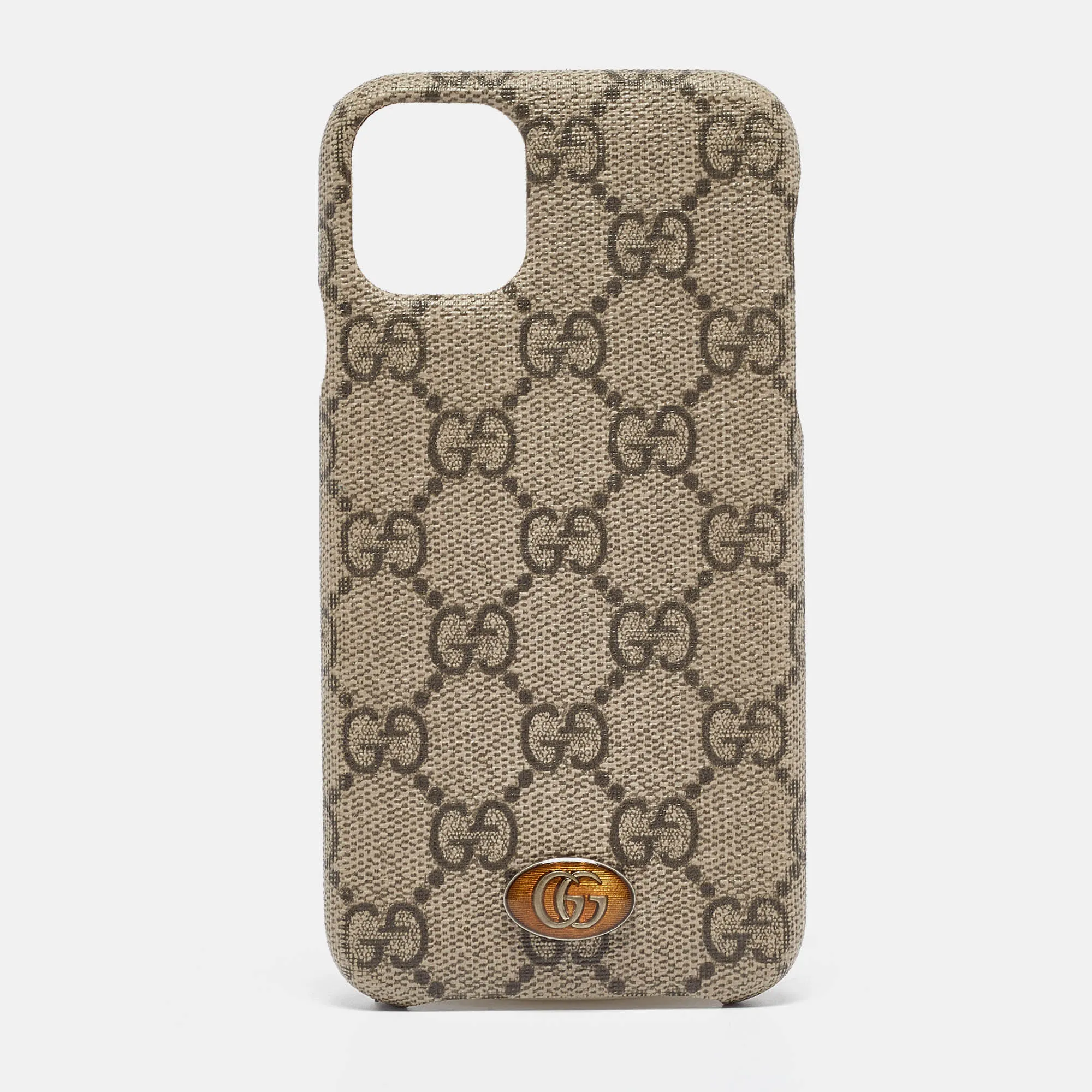 Beige GG Supreme Canvas Ophidia iPhone 11 Pro Max Case