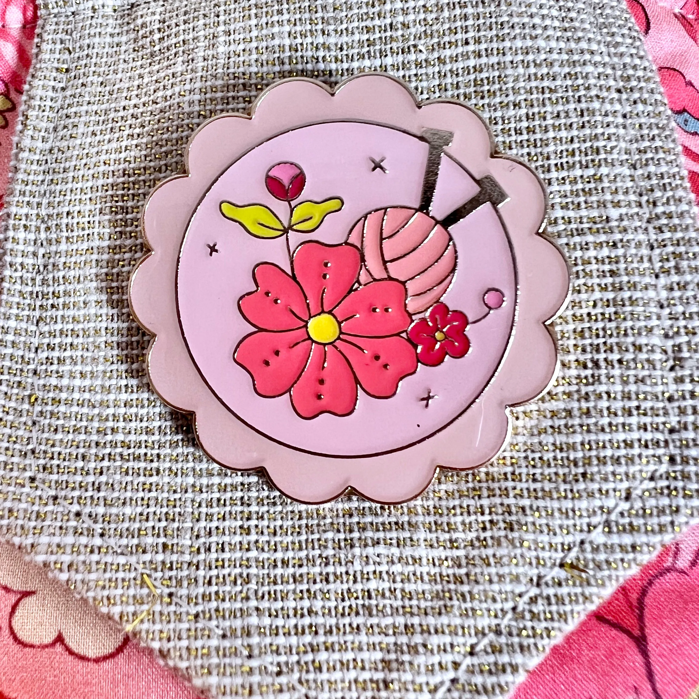 Betsy Blossom Enamel Pin