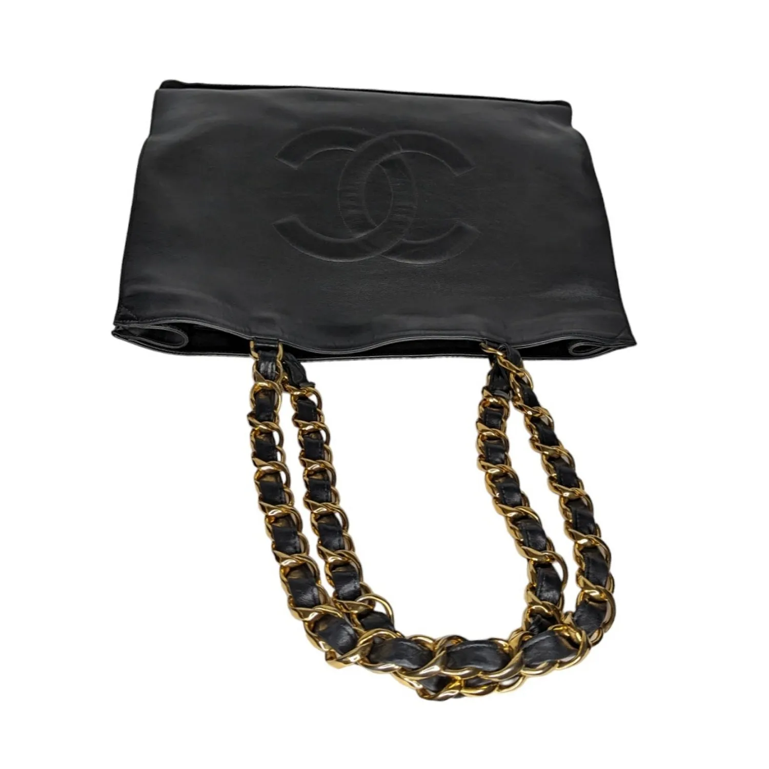 Chanel bag Vintage Calfskin CC Chain XL Shopper Tote