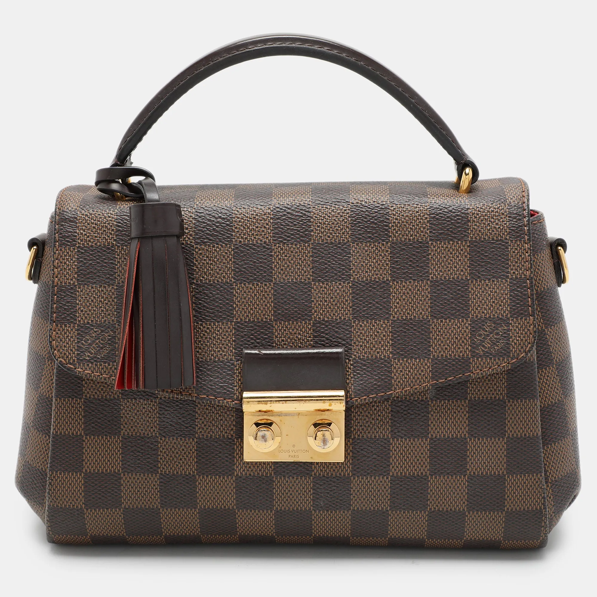 Damier Ebene Canvas Croisette Bag