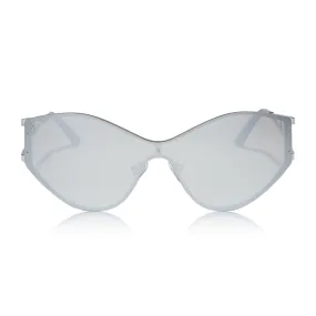 dessy - silver   silver mirror sunglasses