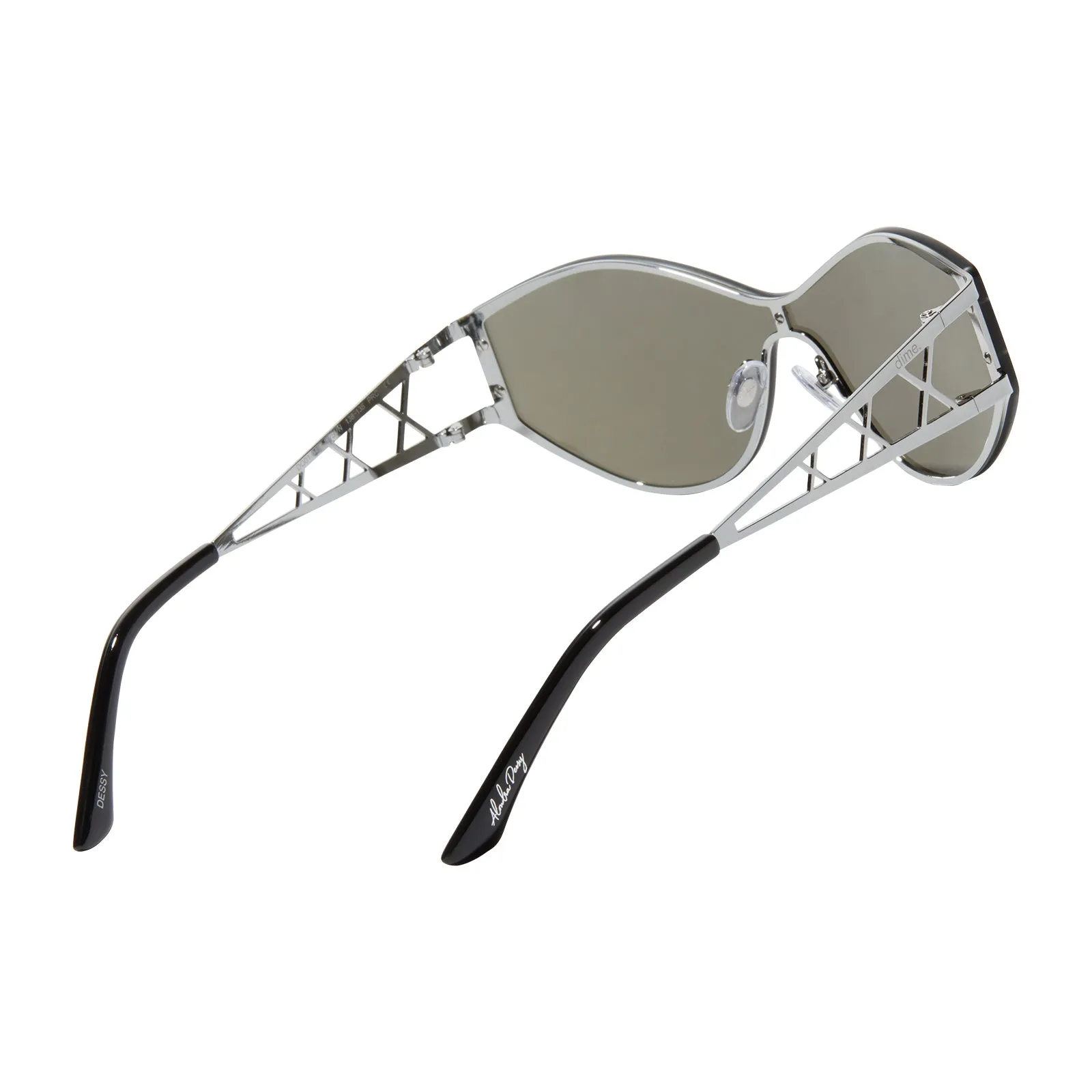 dessy - silver   silver mirror sunglasses