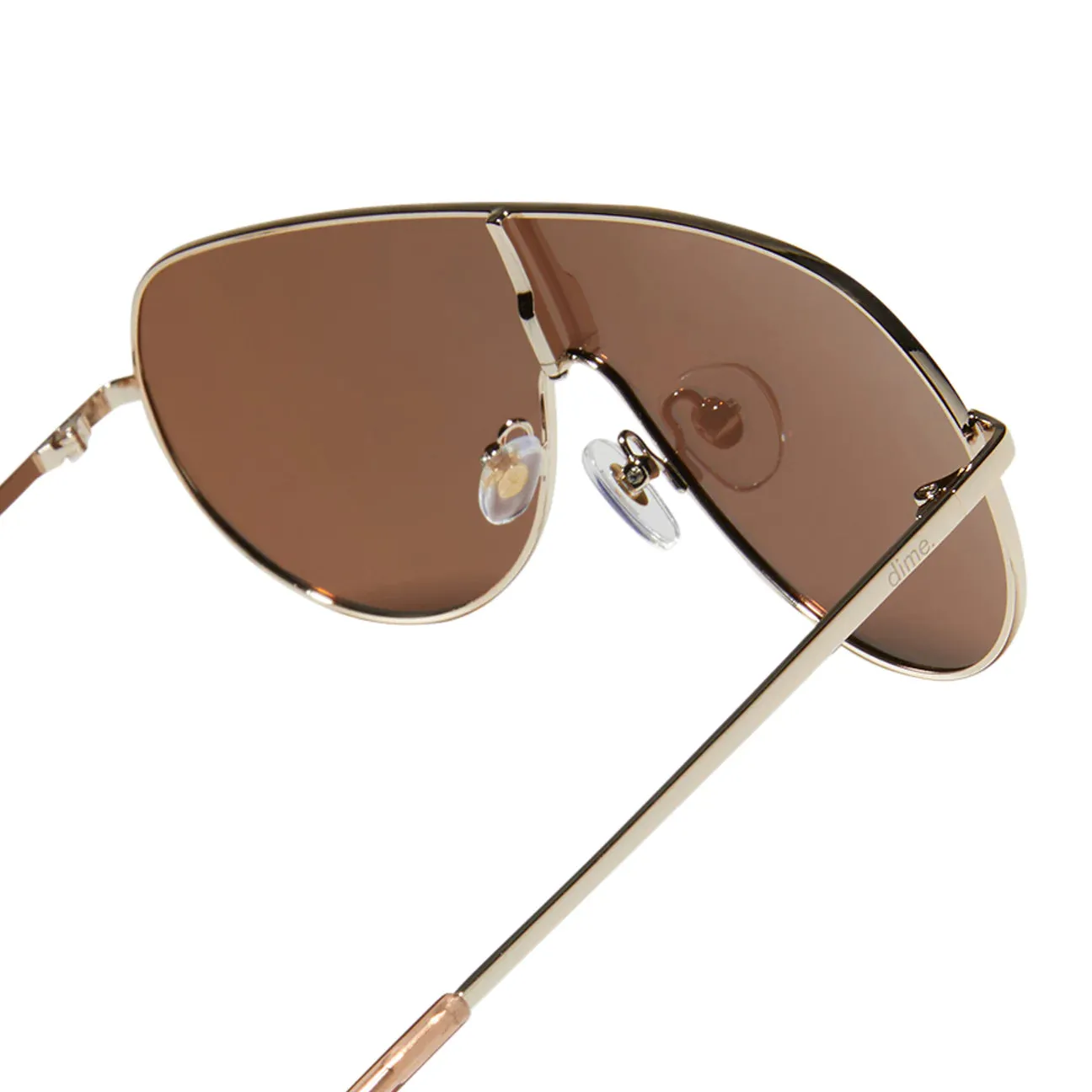 Dime Tarzana Gold Mirror Polarized Sunglasses