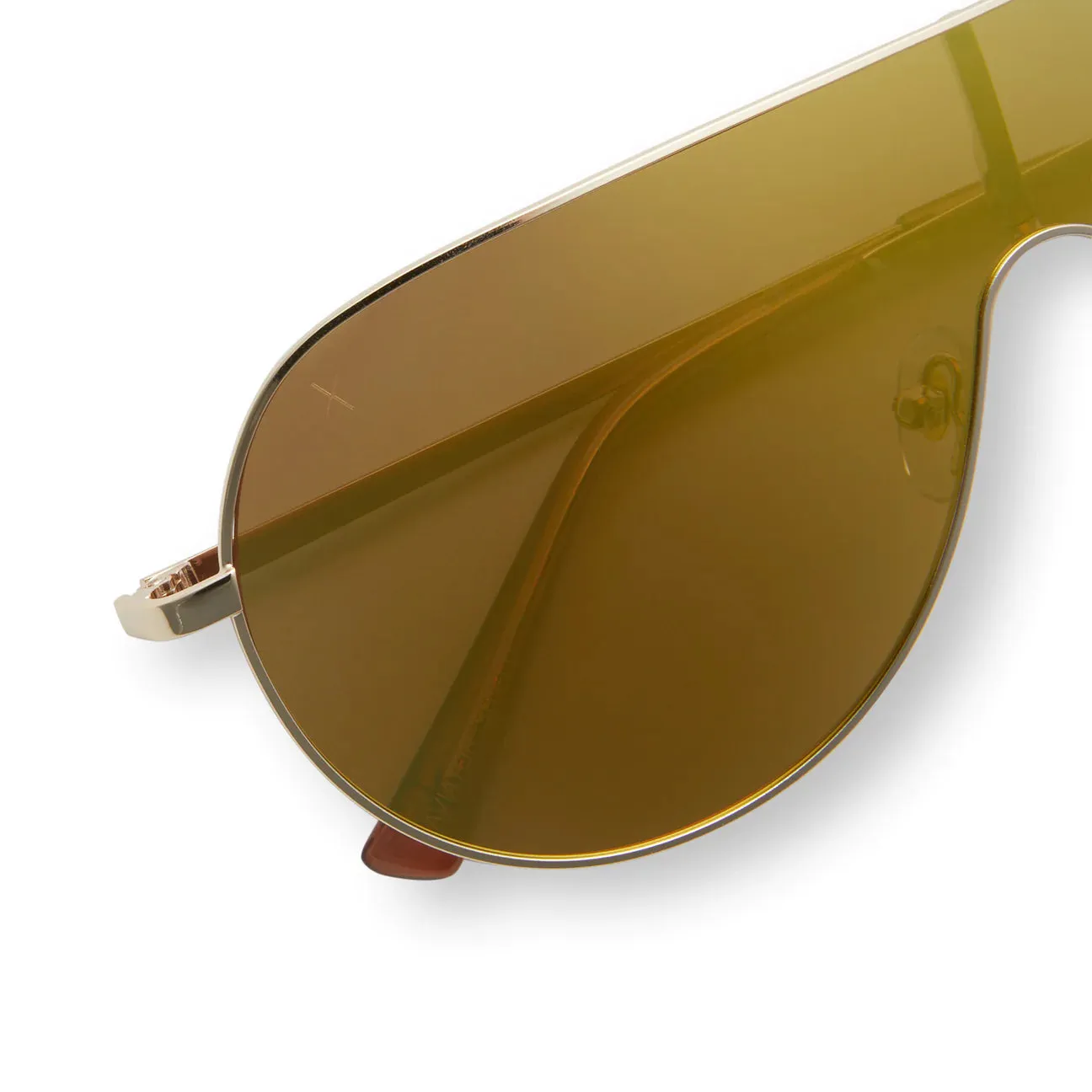 Dime Tarzana Gold Mirror Polarized Sunglasses