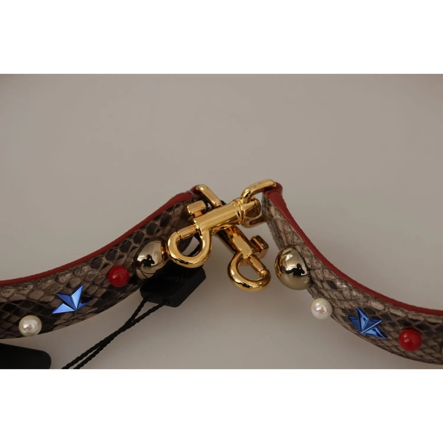 Dolce & Gabbana Elegant Python Leather Shoulder Strap