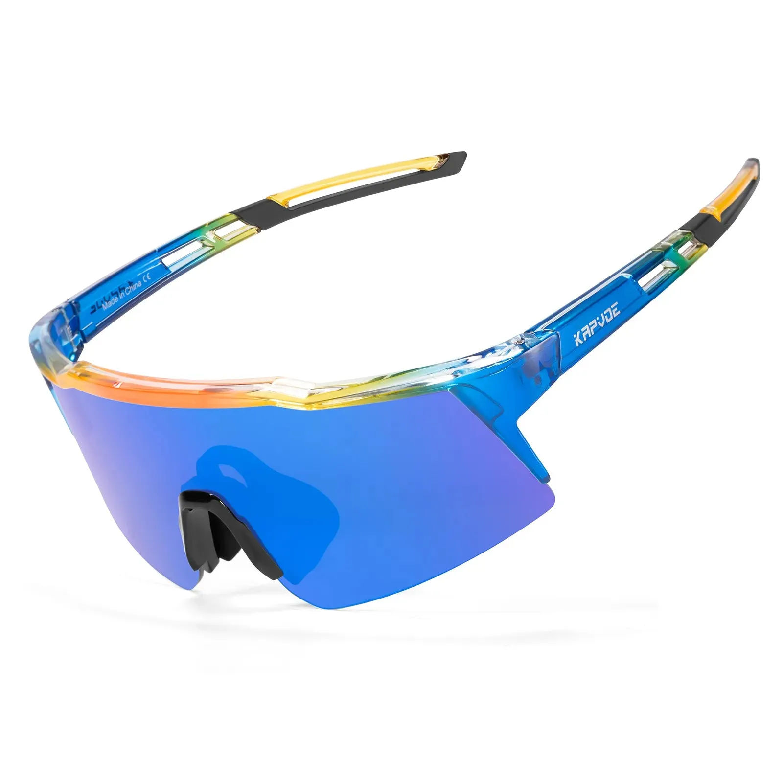 Kapvoe Child Sunglasses Cycling Glasses for Kids Bike UV400 Boys Girls Parent-child Outdoor Bicycle Sports Protection Eyewear