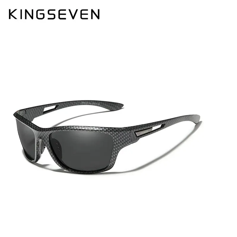 KINGSEVEN Polarized Cycling Sunglasses Men Fashion New Sports Style Square Sun Glasses Male Outdoor Travel UV Goggles