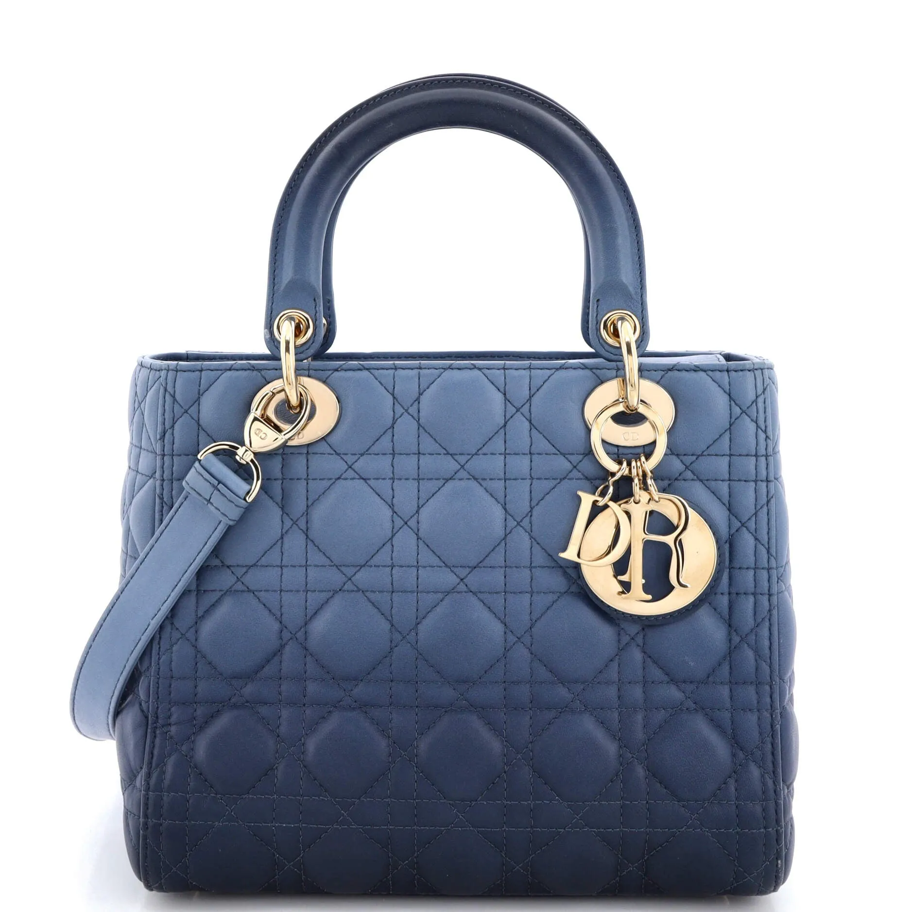 Lady Dior Bag Cannage Quilt Gradient Lambskin Medium