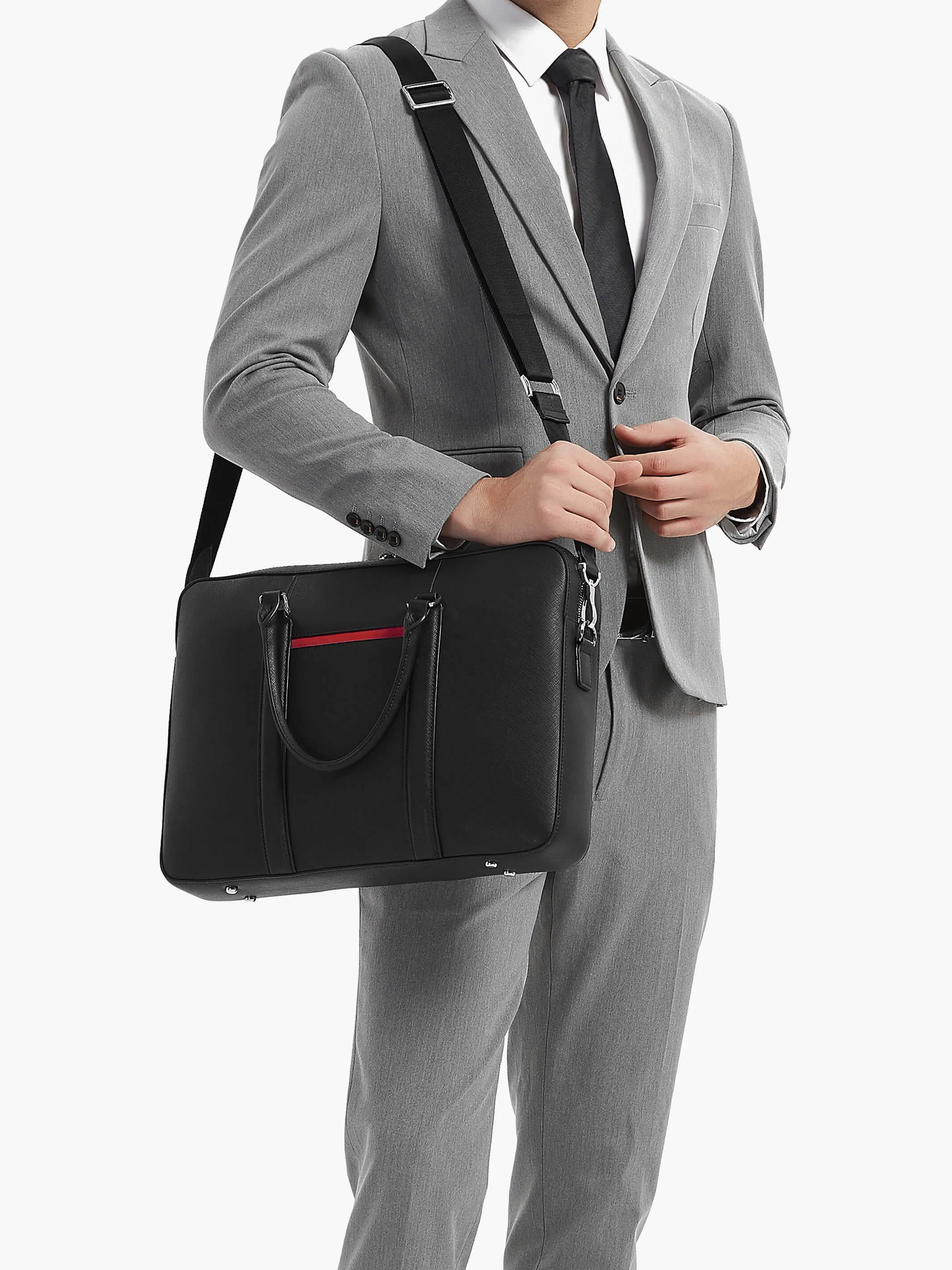 Manhattan Leather Briefcase