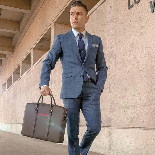 Manhattan Leather Briefcase