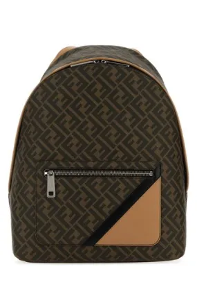 Men's Chiodo Medium Diagonal Backpack in Brown | 7VZ076A9XS