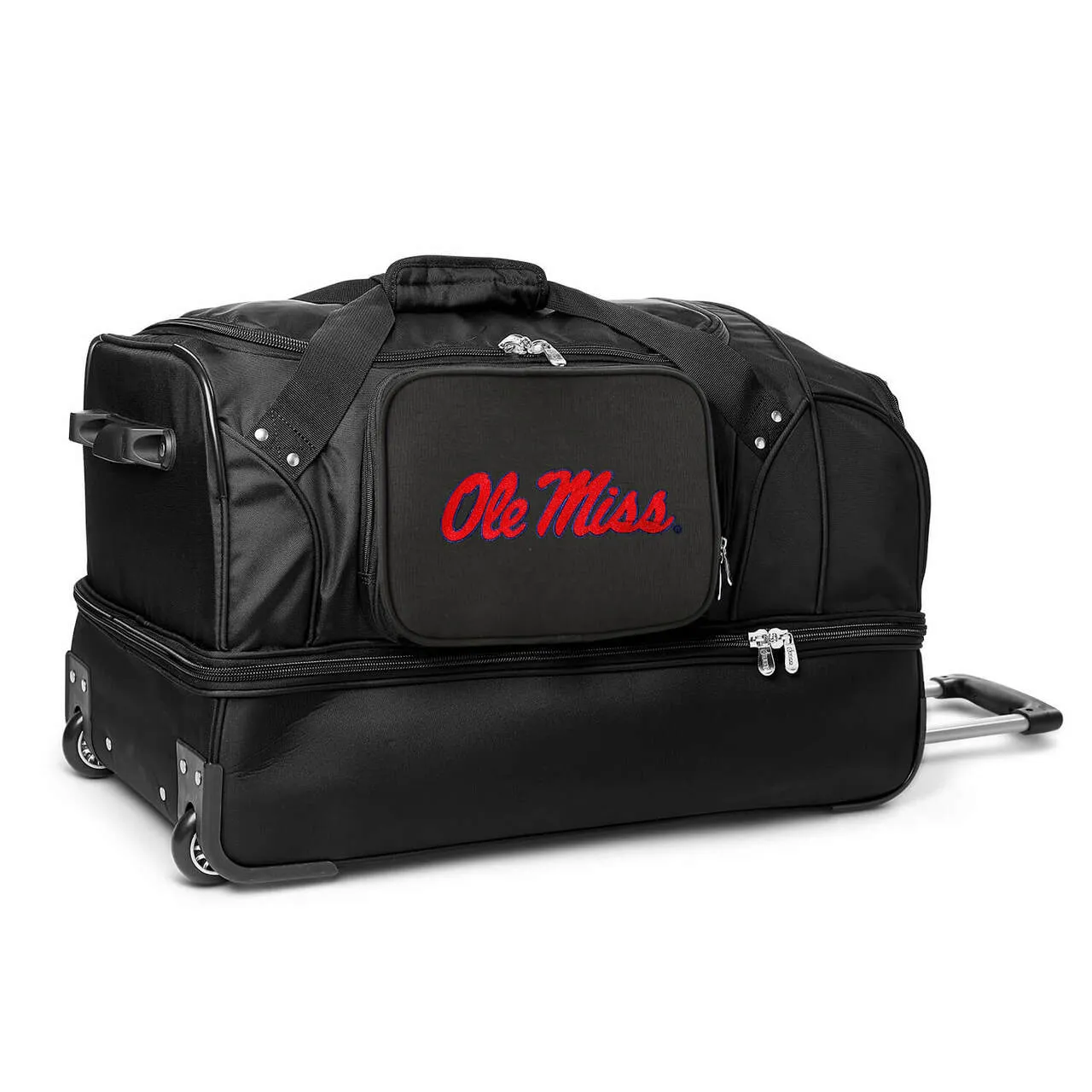 Miss Rebels 27" Black Rolling Drop Bottom Duffel