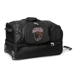 Montana Grizzlies 27" Black Rolling Drop Bottom Duffel