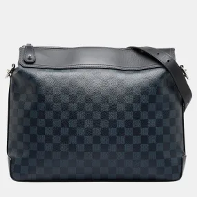 Navy Blue/Black Damier Cobalt Greenwich Messenger