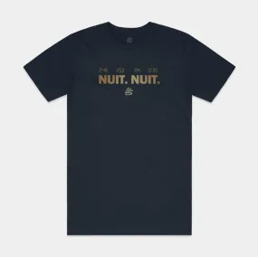 Nuit Nuit Mens Short Sleeve Shirt (Navy)