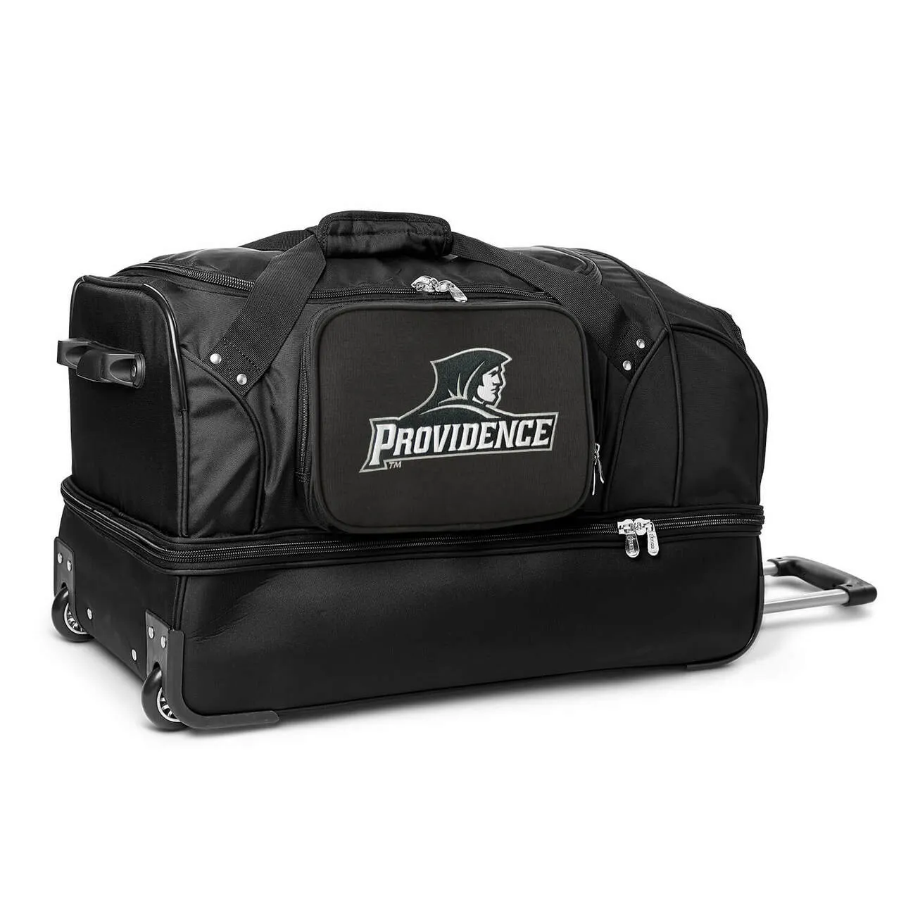 Providence Friars 27" Black Rolling Drop Bottom Duffel