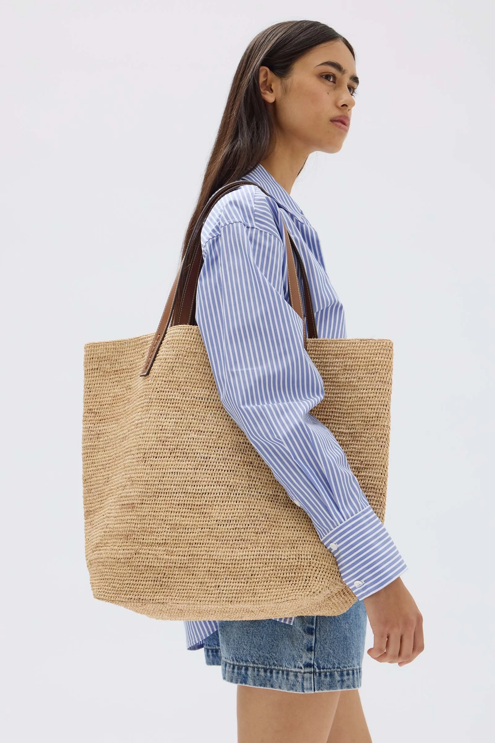 Raffia Beach Tote