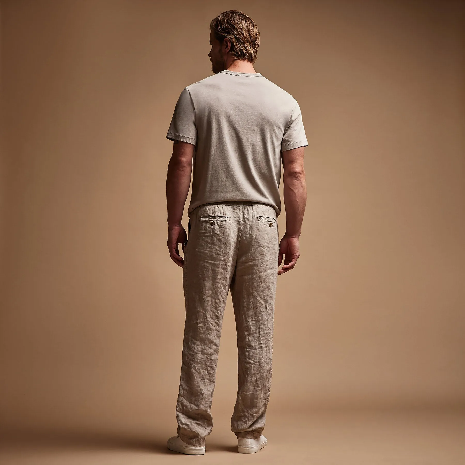 Relaxed Linen Pant - Mineral Pigment