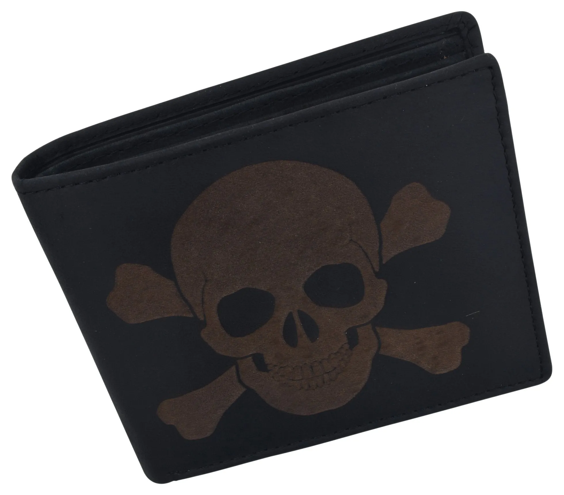 Skull Stamped RFID Technology Men Wallet