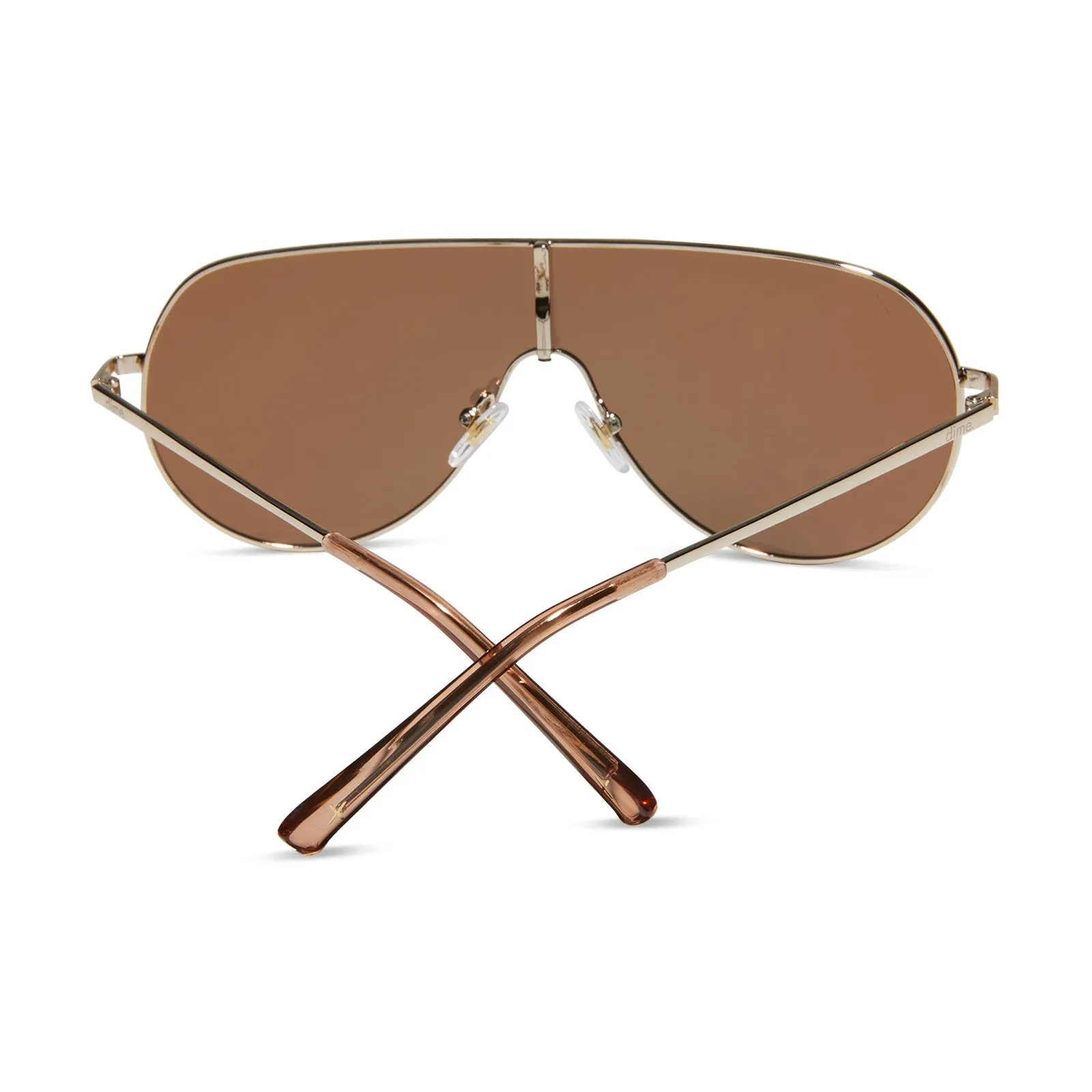 tarzana - gold   gold mirror polarized sunglasses