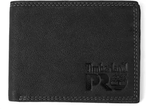 Timberland PRO Men's Slim Leather RFID Bifold Wallet