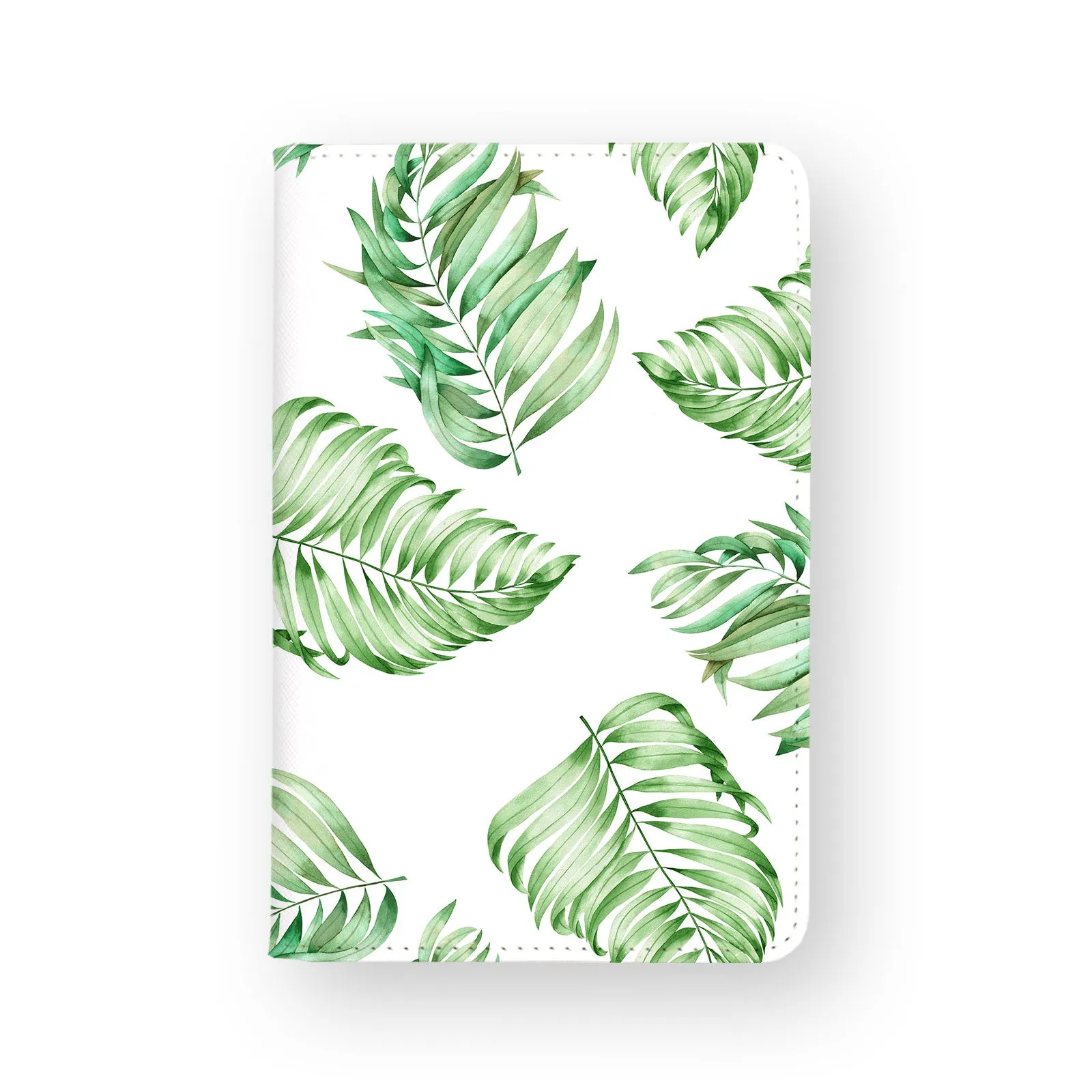 Travel Wallet - Green Leaves