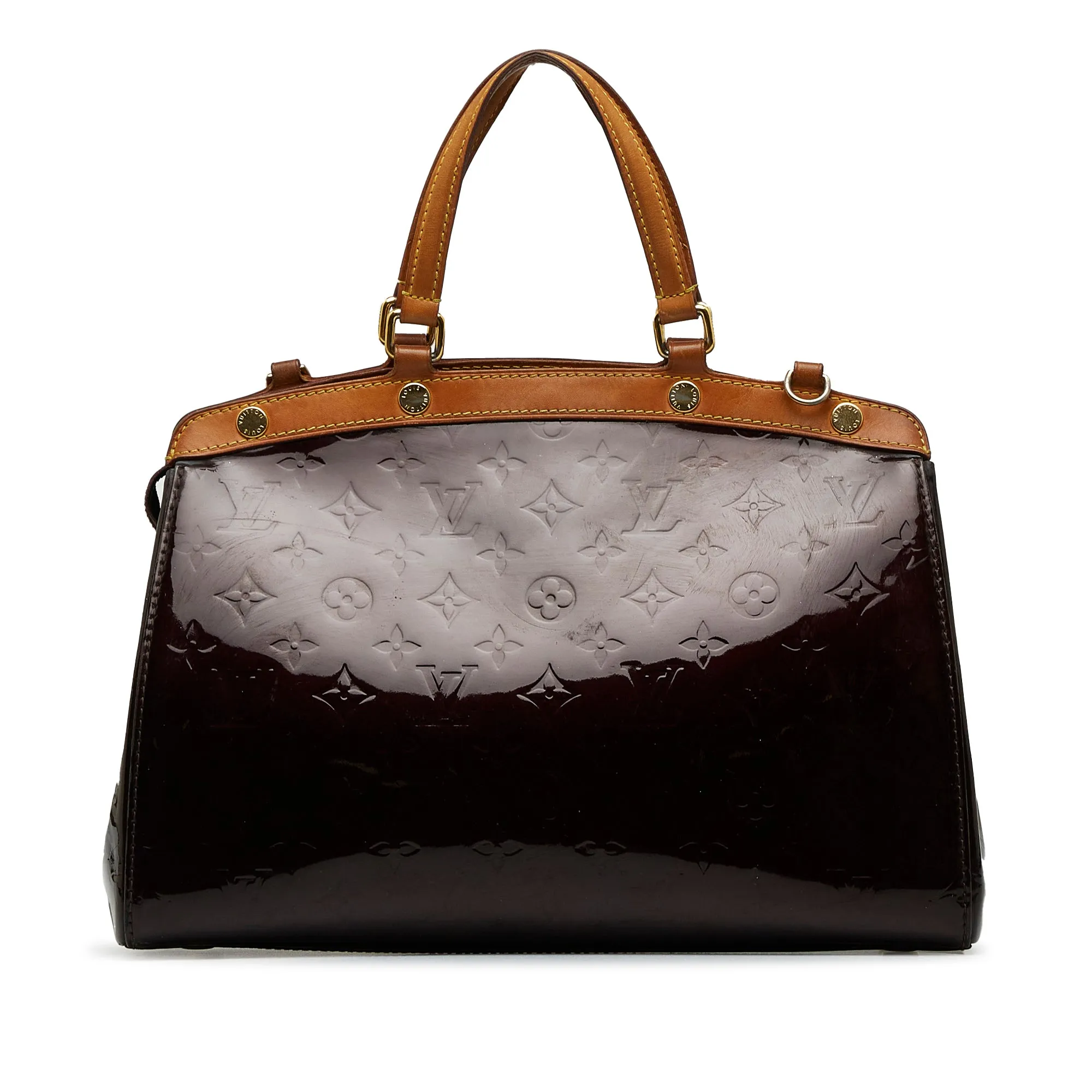 Trendy Inspired Louis Vuitton Monogram Vernis Brea Mm Satchel